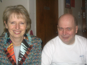 Rhona Brankin, MSP and Derek Main