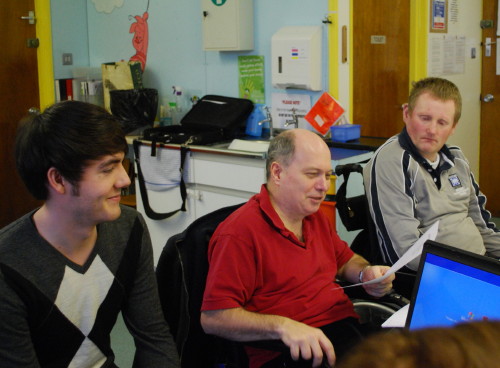 Calum, Derek and John