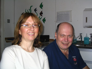 Tina Thatcher, Branch Support and Development Officer for Ataxia UK and Derek Main, our Chairman